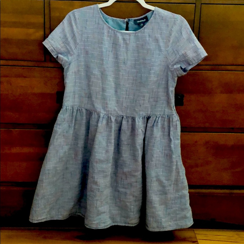 Mid thigh 100% cotton dress with pockets